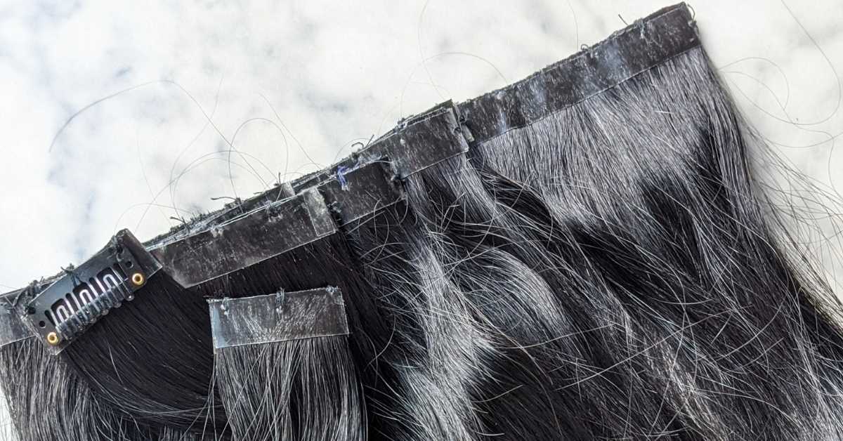 seamless clip-in hair extensions